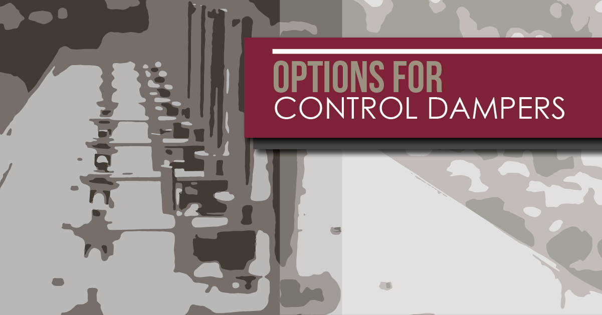 Options for Control Dampers Damper Actuators, Linkage, and More